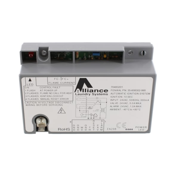 CONTROL, IGNITION 24V 23-SEC PRG EU ROHS